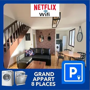  Appartement 014 Chic & Cosy Grand Appart Duplex 76m2 Wifi Smart Tv Netflix Et Vue Panoramique